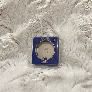 OUFER 14K solid gold seamless clicker